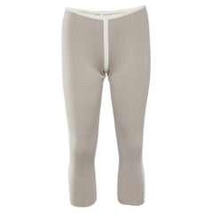 Marni Beige Cotton Knit Capri Pants S