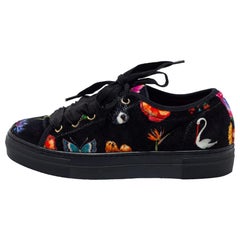 Etro Baskets basses en velours multicolore taille 37