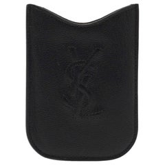 Yves Saint Laurent Black Leather Porte Blackberry Cover