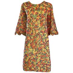 1960s mod shift dress