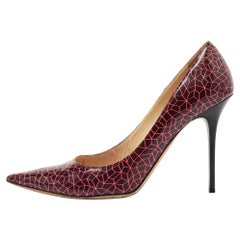 Jimmy Choo Two Tone Patent Love Pointed Toe Pumps Size 40