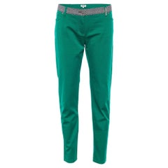 Pantaloni Kenzo Greene & Greene in cotone con banda a contrasto in vita L.L.A.