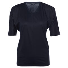 Joseph Maglietta in cotone nero con scollo a V S.I.V.A.