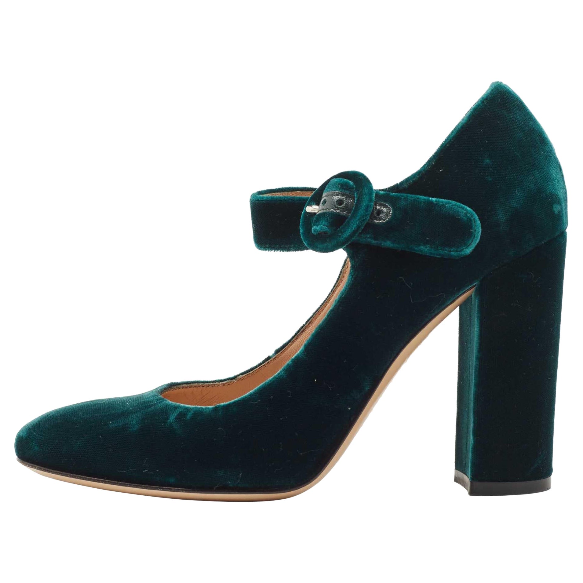 Gianvito Rossi Greene & Greene Lorrain Mary Jane Pumps Misura 36 in vendita