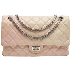 Chanel Pink Ombre Quilted Leather Reissue 2.55 Classic 226 Flap Bag