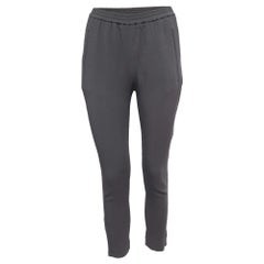 Stella McCartney - Pantaloni affusolati in crepe grigio XS