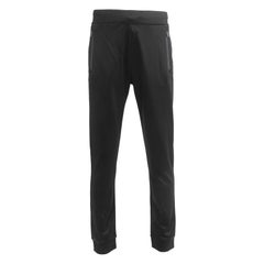 Armani Collezioni Pantalón de chándal de punto negro con cordón L