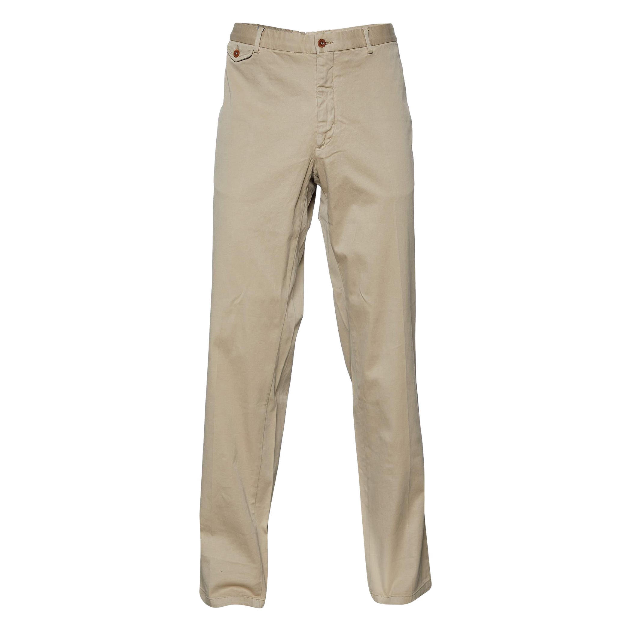 Polo Ralph Lauren Beige Hose mit geradem Bein aus Baumwolle XXL