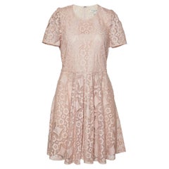 Burberry-Produkte  Rosa Spitzen-Midikleid M