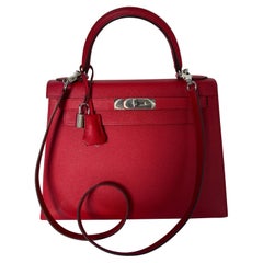Hermes Red Kelly 28 Bag