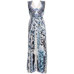 1970 Leonard Runway sample silk jersey boho print 10