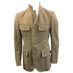 Tom Ford Men’s Cotton / Linen Blend Military Jacket.