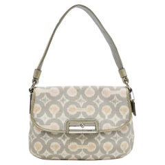 Borsa a tracolla Signature Canvas Op Art Kristin di Coach, grigio/multicolore