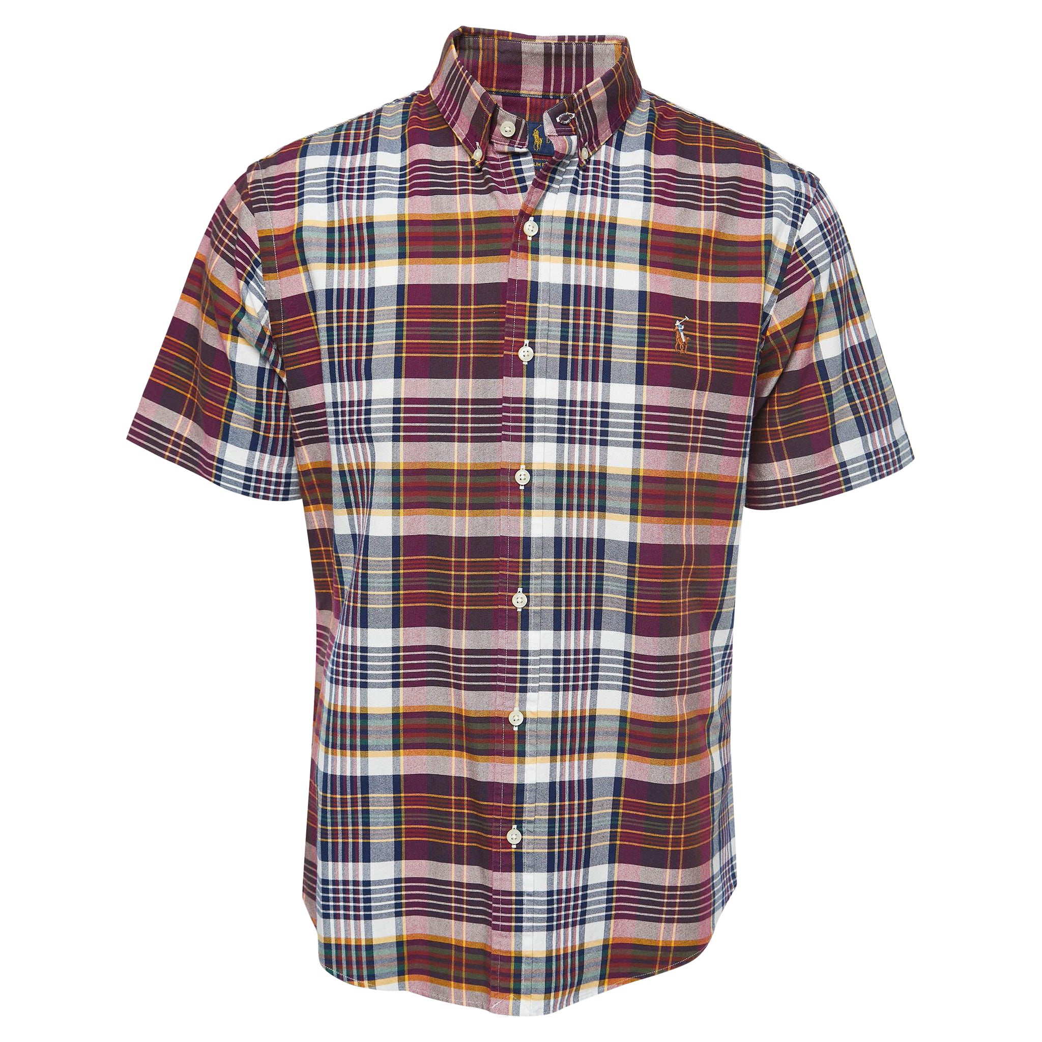 Ralph Lauren Camicia a mezza manica in cotone a quadri multicolore I.L.A.