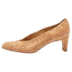 Stuart Weitzman Pumps in sughero beige misura 37