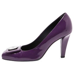 Roger Vivier Purple Patent Leather Pumps Size 38