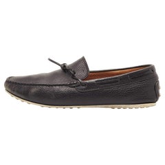 Tod's Gommino Loafers en cuir noir Taille 44.5
