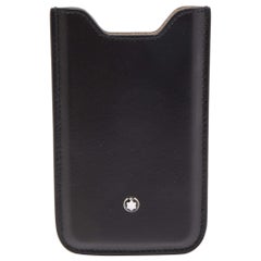 Montblanc Black Leather Meisterstuck Phone Case