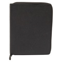 Burberry Black Leather Tablet Case