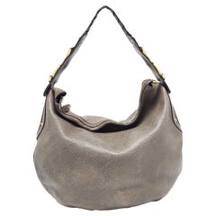Gucci Pale Green Leather Medium Pelham Hobo