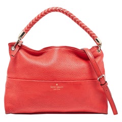 Kate Spade Red Leather Elliot Place Carmina Shoulder Bag