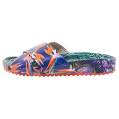 Sophia Webster Sandalias de piel estampada multicolor Talla 40.5
