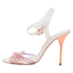 Sophia Webster Sandalias con correa al tobillo de PVC multicolor Coralie talla 38.5