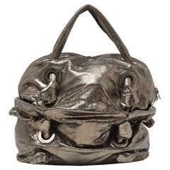 Michael Kors Metallic Gathered Leather Zuma Bag
