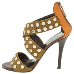 Giuseppe Zanotti Sandali Strappy con borchie in Greene & Greene & Greene Taglia 40.5
