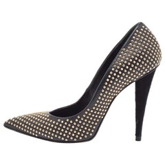 Giuseppe Zanotti Pumps Ester in pelle scamosciata con borchie nere misura 36,5