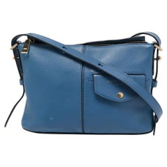 Marc Jacobs Bolso Crossbody Pequeño de Piel Azul
