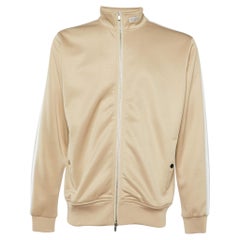Chaqueta con cremallera Kith Beige Logo Applique Detail Jersey M