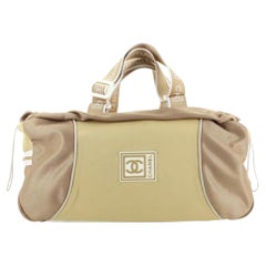 Chanel Sport Line Duffle Bag Canvas Large Tote