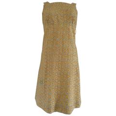 Carlo Caverni Yellow Silver Dress 3