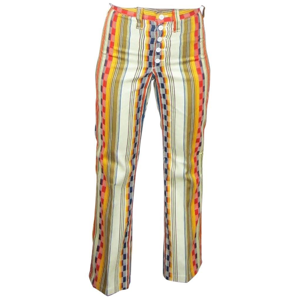 vintage striped pants