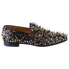  Christian Louboutin Men's Dandy Pik Pik Flat Calf Brosse GG  Loafer 