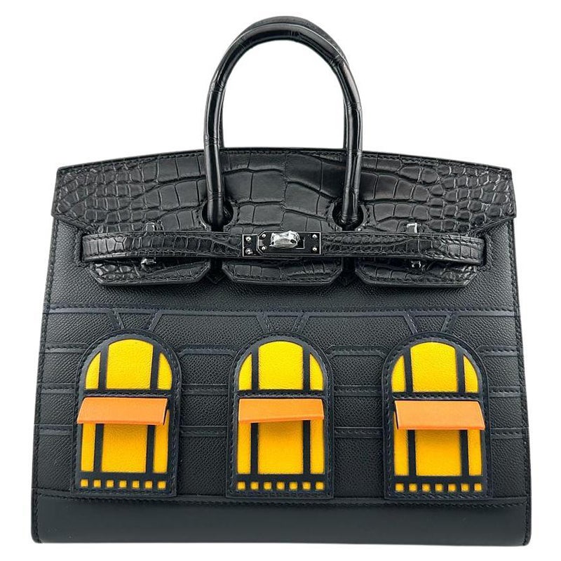 Hermès Birkin Sellier 20 NEW Faubourg by Night Madame Alligator Leather For Sale