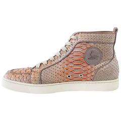 Used  CHRISTIAN LOUBOUTIN Men's Rantus Orlato Flat Snakeskin Fairy Tale  43.5 / 10.5