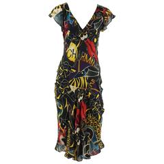 Sonia Rykiel Multi Pop Art Print Dress with Pockets - 36 8
