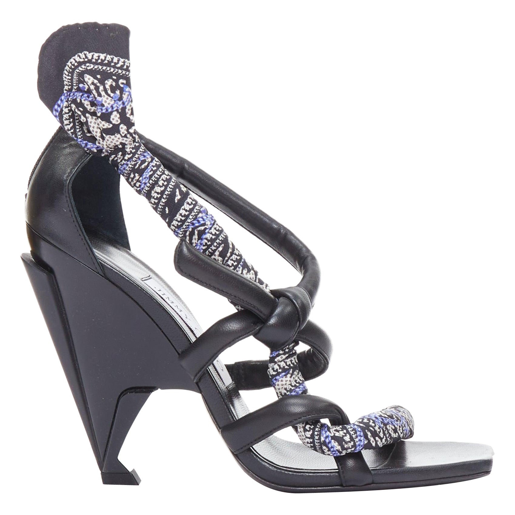 JIMMY CHOO Kalypso escarpins à talons architecturaux noirs EU36,5 en vente