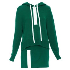 Monse 2021 Polo con logo Greene & Greene  minigonna con cappuccio