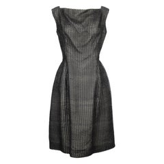 Jacques Heim Black Mid-length Vintage Dress