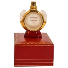 Panthere de Cartier Collectible Vintage Perfume Bottle in original Box Art Deco