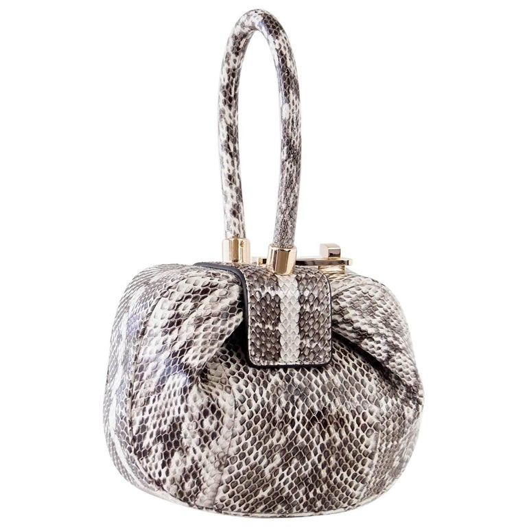 Gabriela Hearst Nina Demi Bag Snakeskin At 1stdibs Gabriela Hearst Demi Bag Price Gabriela Hearst Demi Vs Nina Bag Gabriela Hearst Demi Tote