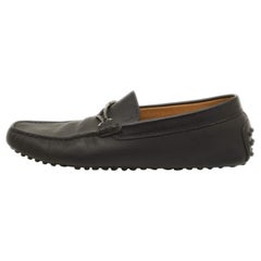 Tod's Mocassins en cuir noir Taille 41