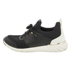 Louis Vuitton: scarpe da ginnastica in pelle e rete nera taglia 40