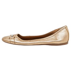 Versace Ballerine in pelle oro misura 37