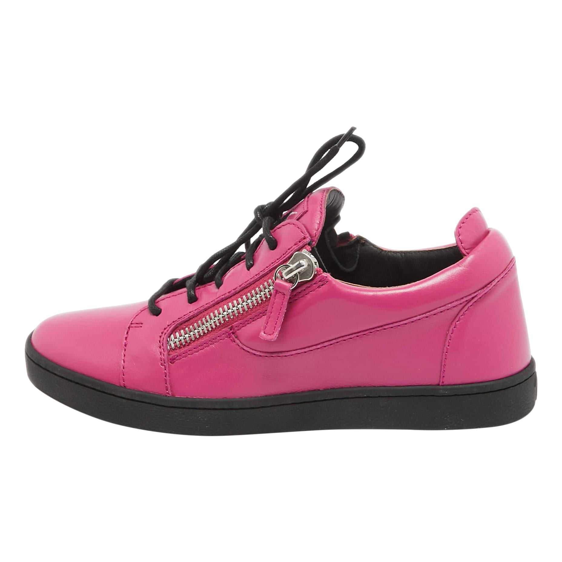 Giuseppe Zanotti Zapatillas Dona de piel rosa talla 39
