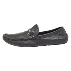 Gucci Mocassini in pelle nera taglia 44