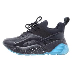 Stella McCartney - Scarpe da ginnastica basse in finta pelle e finta pelle scamosciata con velcro - Taglia 36